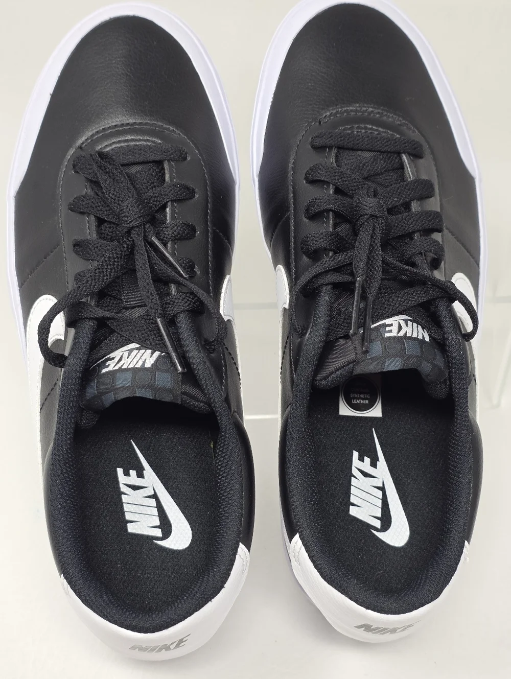 Nike Court Shot Men's Sneakers Shoes Black White FQ8146-002 Low Size 8 NEW
